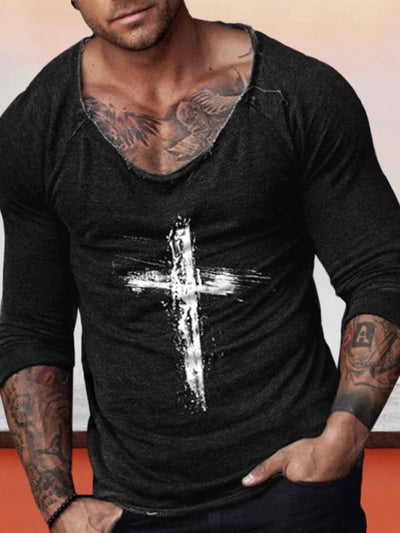 Easter Day Printed Long Sleeves T-shirt T-Shirt coofandystore PAT3 S 