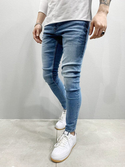 Classic Fashion Stretch Slim Fit Jeans Pants coofandystore 