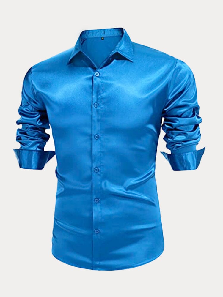 Long Sleeve Dress Shirt Shirts & Polos coofandystore 