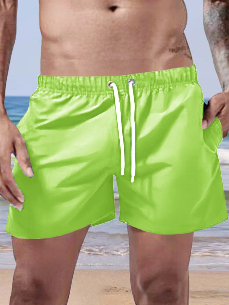 Solid Quick-drying Shorts Shorts coofandystore Green M 