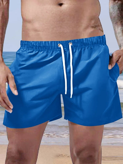 Solid Quick-drying Shorts Shorts coofandystore Blue M 