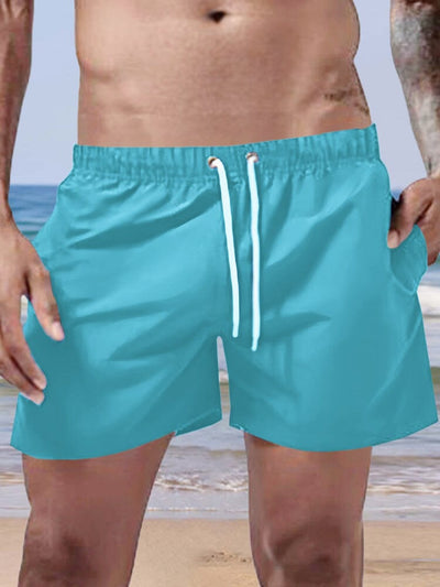 Solid Quick-drying Shorts Shorts coofandystore Light Blue M 