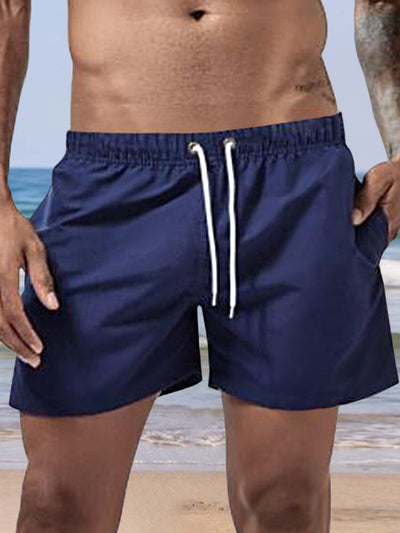 Solid Quick-drying Shorts Shorts coofandystore Dark Blue M 