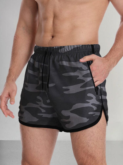 Quick-drying Sports Beach Shorts Shorts coofandystore Black Camo M 