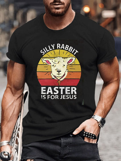 Easter Graphic Short Sleeve T-shirt T-Shirt coofandystore PAT12 S 
