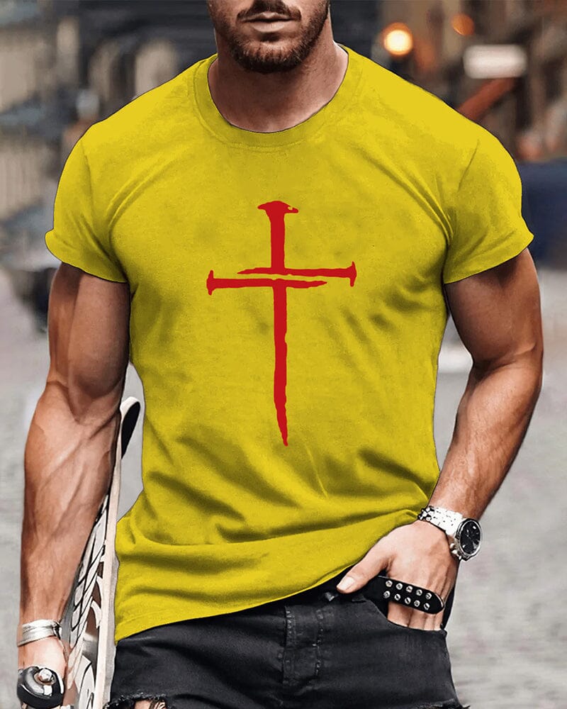 Simple Easter Graphic T-shirt T-Shirt coofandystore PAT12 S 