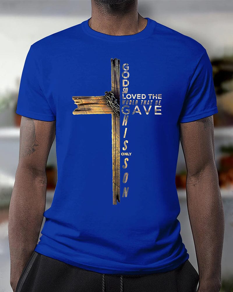 Easter Cross Graphic Casual T-shirt T-Shirt coofandystore PAT4 S 