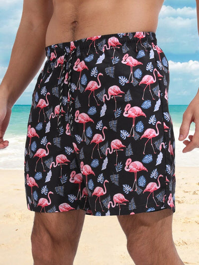Casual Quick-drying Double Layers Hawaiian Beach Shorts Shorts coofandystore 