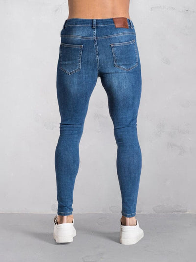 Casual Slim Fit Torn Jeans Pants coofandystore 