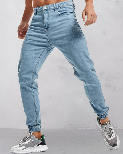 Classic Fashion Solid Color Jeans Pants coofandystore 