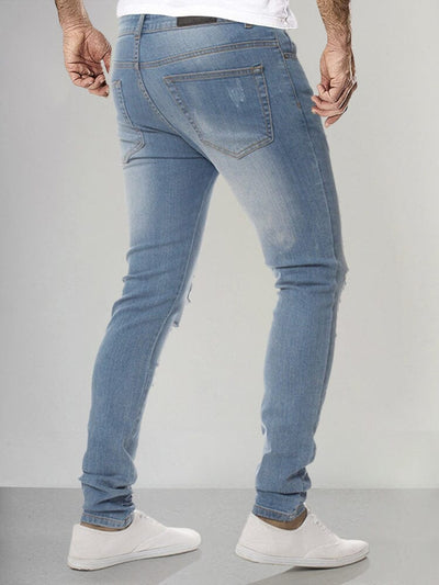 Fashion Slim Fit Torn Jeans Pants coofandystore 