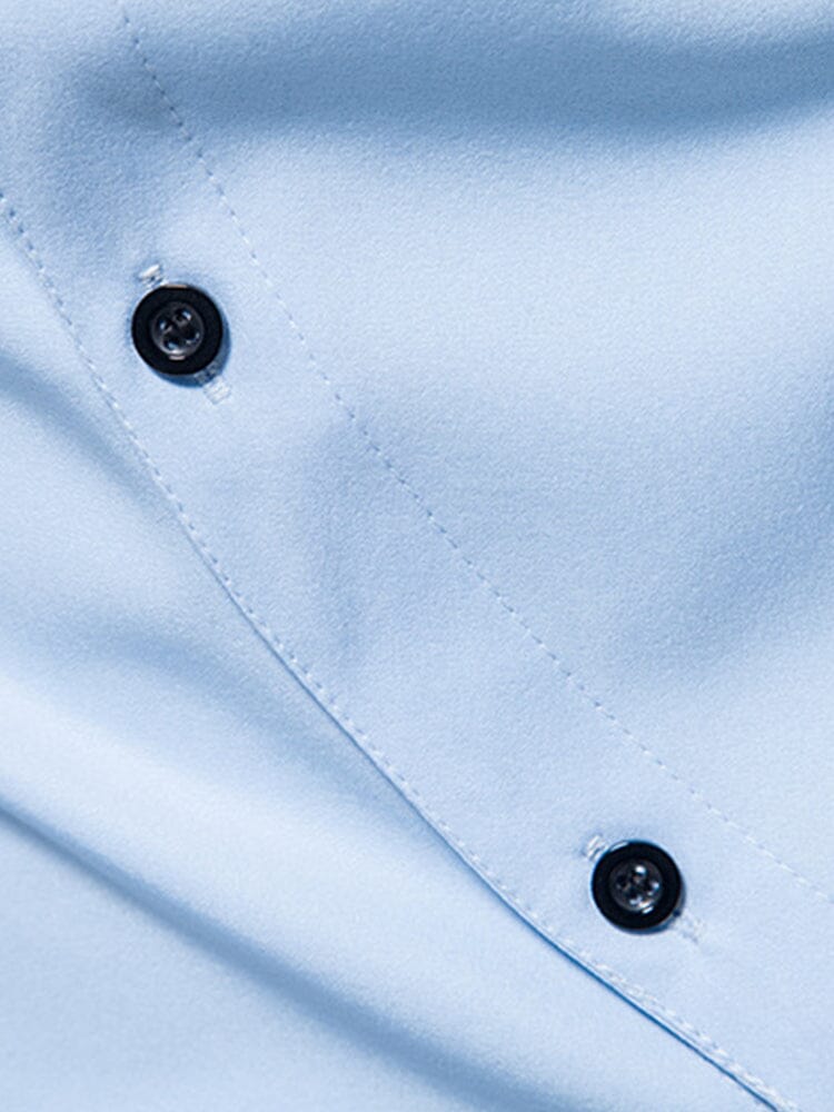 Splicing Irregular Hem Button Shirt Shirts coofandystore 