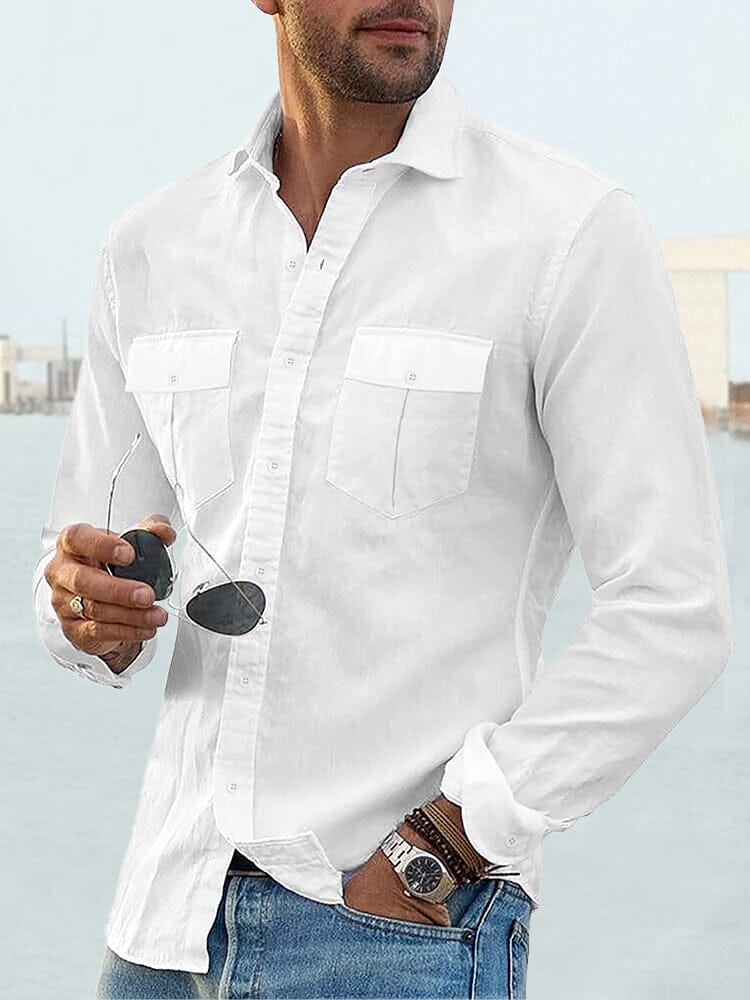 Casual Long Sleeve Shirt Shirts & Polos coofandystore 