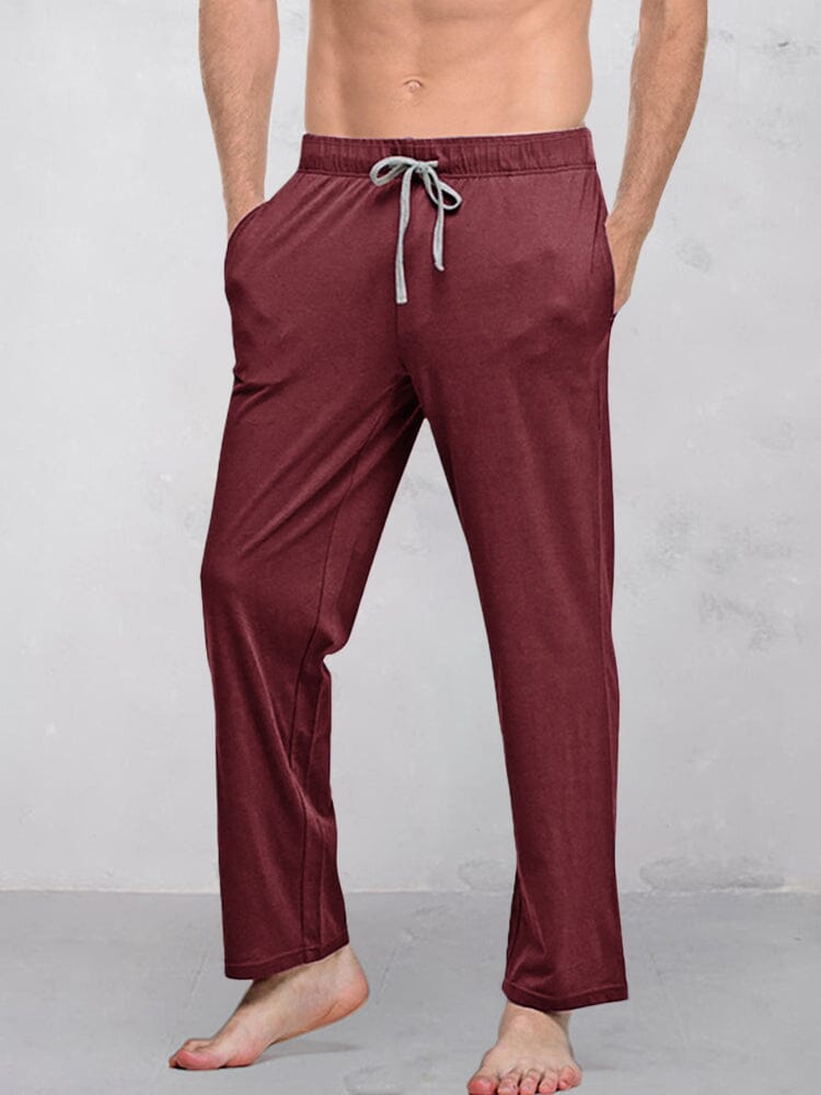 Casual Loose Yoga Sports Pants Pants coofandystore Wine Red S 