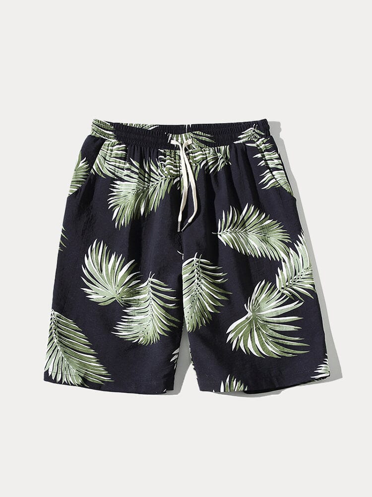Hawaiian Print Beach Shorts Shorts coofandystore 