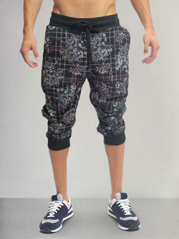Breathable Printed Sports Shorts Shorts coofandystore Black M 