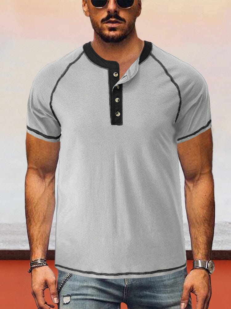 Short Sleeve Work Shirt Shirts & Polos coofandystore Light Grey S 