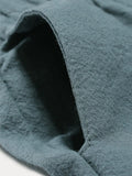 Cotton Linen Solid Color Harem Pants Pants coofandystore 