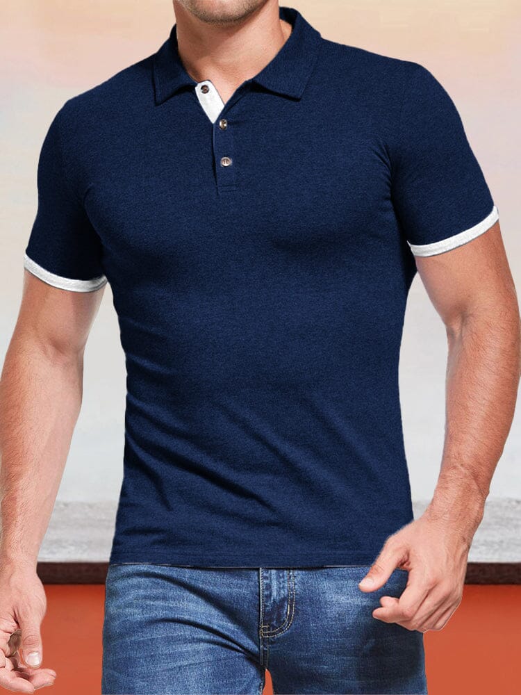 Short Sleeve Slim Fit Polo Shirt Shirts & Polos coofandystore PAT3 S 