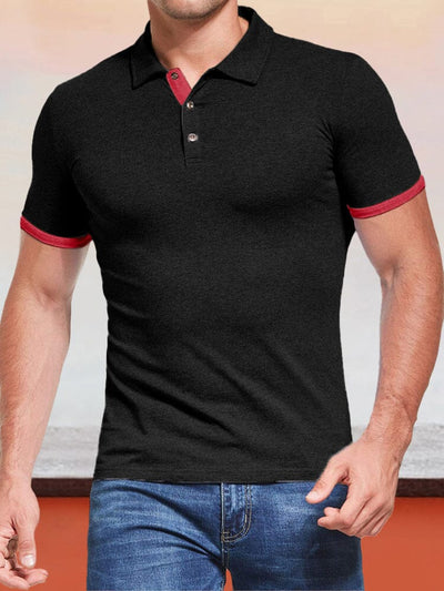 Short Sleeve Slim Fit Polo Shirt Shirts & Polos coofandystore PAT4 S 