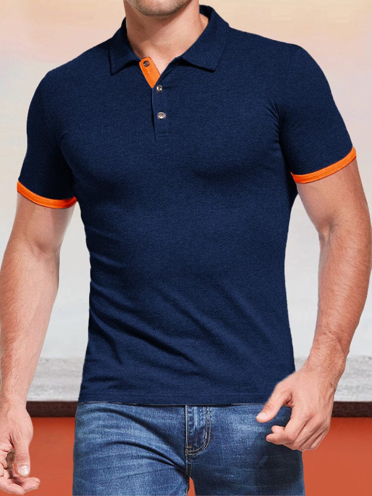 Short Sleeve Slim Fit Polo Shirt Shirts & Polos coofandystore PAT7 S 