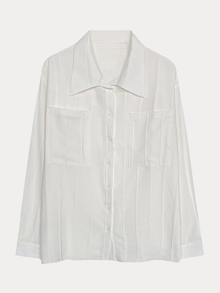 Button-down Long Sleeve Shirt Shirts coofandystore 