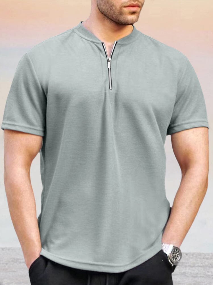 Solid Casual Short Sleeves Shirt Shirts coofandystore 