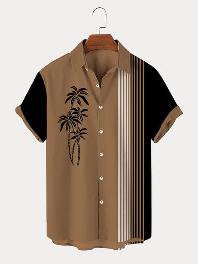 Print Hawaiian Style Short Sleeve Shirt Shirts coofandystore PAT30 S 