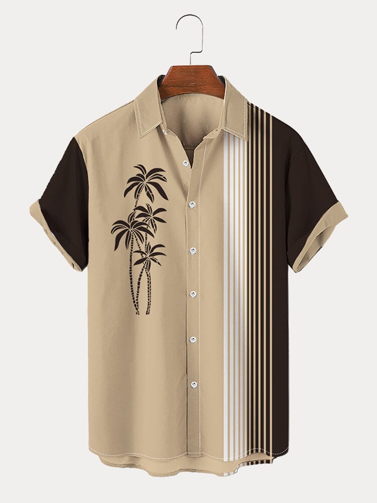Print Hawaiian Style Short Sleeve Shirt Shirts coofandystore PAT32 S 