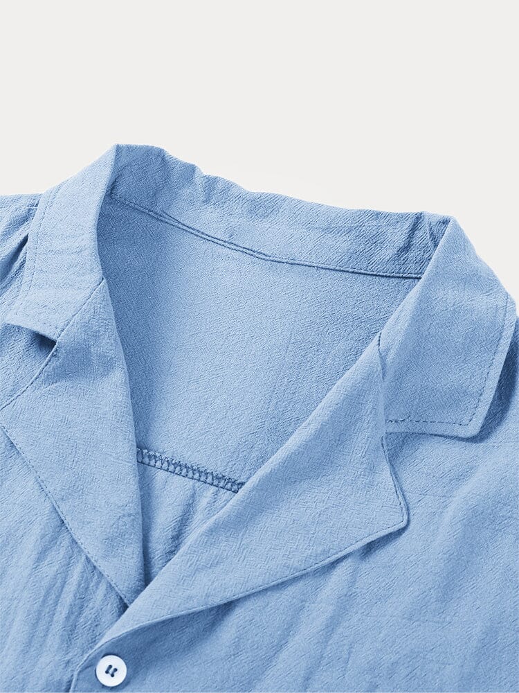 Cotton Linen Lapel Casual Shirt Shirts coofandystore 