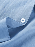 Cotton Linen Lapel Casual Shirt Shirts coofandystore 