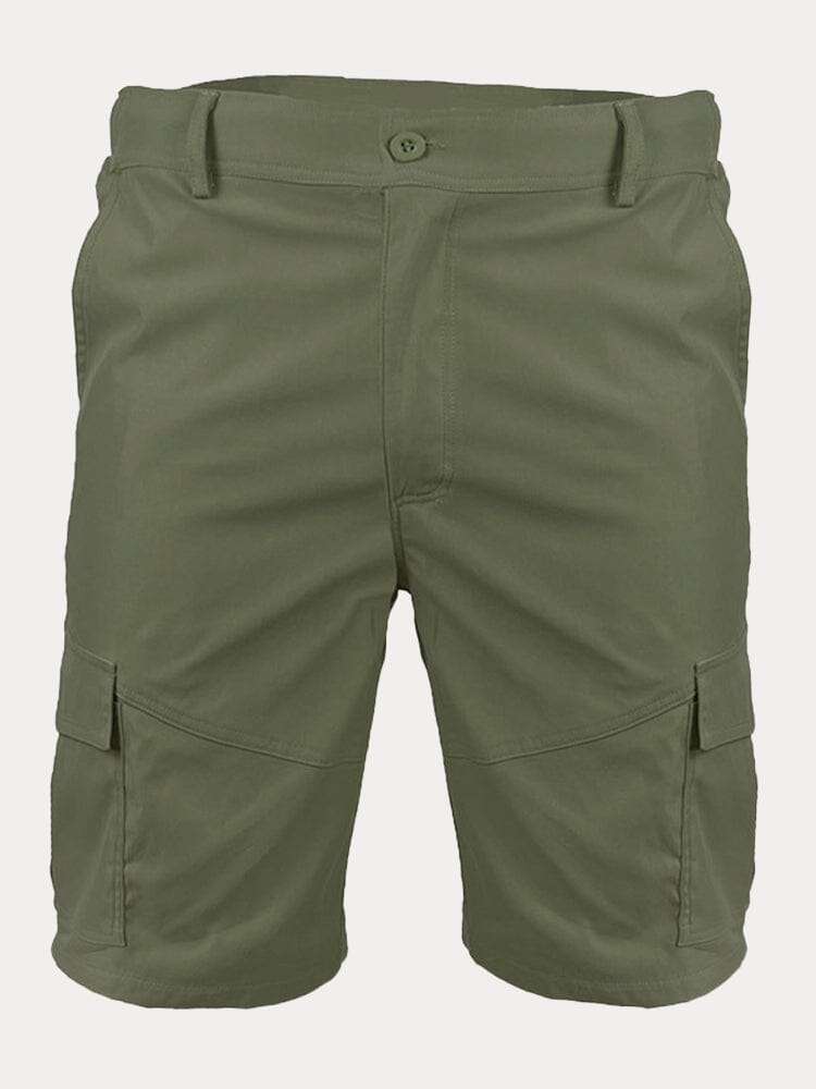 Solid Color Casual Shorts With Pockets Shorts coofandystore 