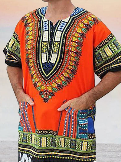 Cozy Ethnic style Printed Shirt Shirts coofandystore PAT3 XS 
