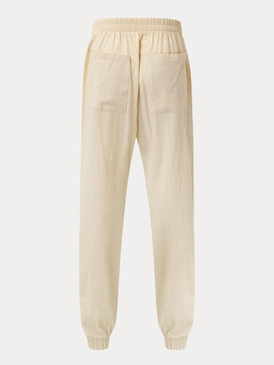 Cotton Linen High Waist Casual Pants Pants coofandystore 