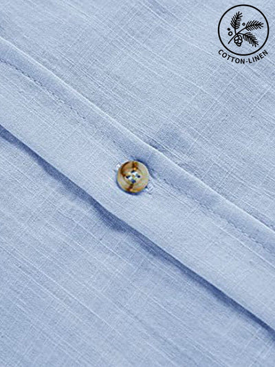 Soft Cotton Linen Loose Fit Button Shirt Shirts coofandystore 