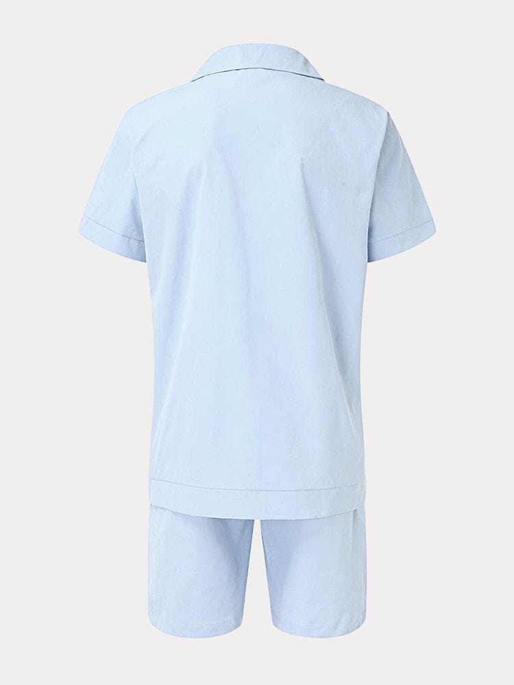 Short Sleeve Double Pocket Shirt Set Sets coofandystore 