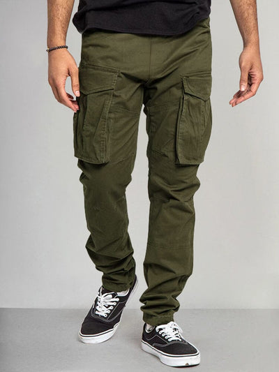 Classic Casual Outdoor Workwear Pants Pants coofandystore Army Green M 
