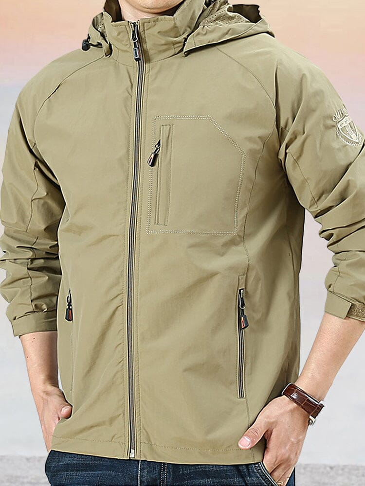 Casual Breathable Outdoor Hooded Jacket Jackets coofandystore 