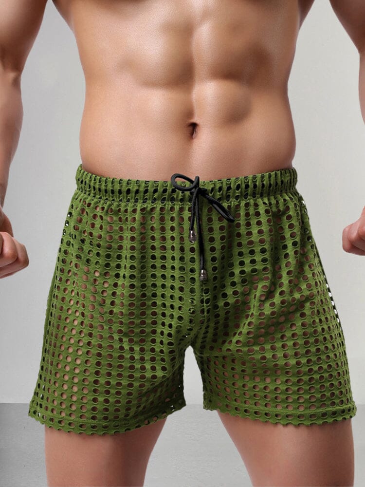 Stylish Cutout Drawstring Shorts Shorts coofandystore Army Green S 