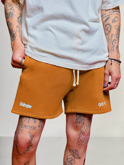 Casual Cotton Printed Shorts Shorts coofandystore Brown S 