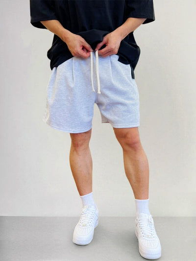 Casual Cotton Solid Color Shorts Shorts coofandystore 