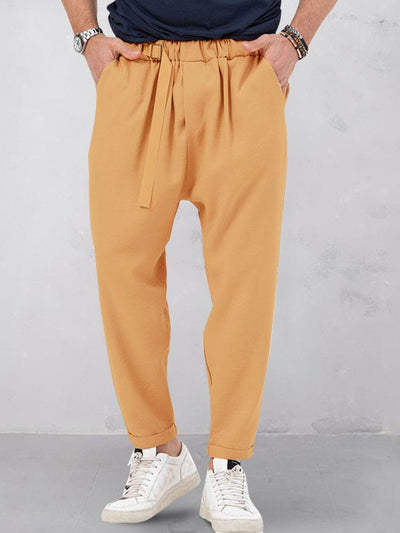 Stylish Soft Harem Pants Pants coofandystore Mid Yellow M 