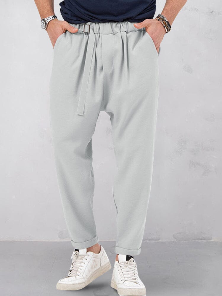 Stylish Soft Harem Pants Pants coofandystore Light Grey M 