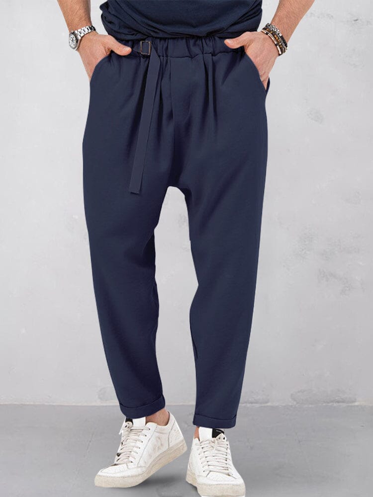 Stylish Soft Harem Pants Pants coofandystore Navy Blue M 