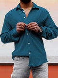 Classic Fit Textured Shirt Shirts coofandystore 