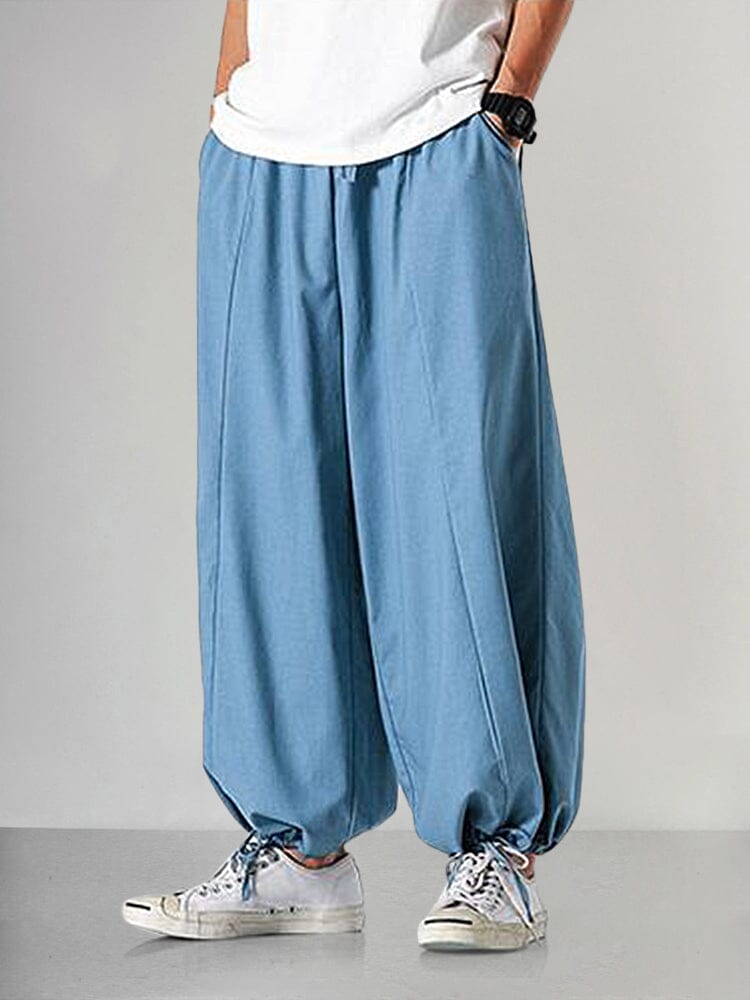 Premium Loose Cotton Linen Pants Pants coofandystore 