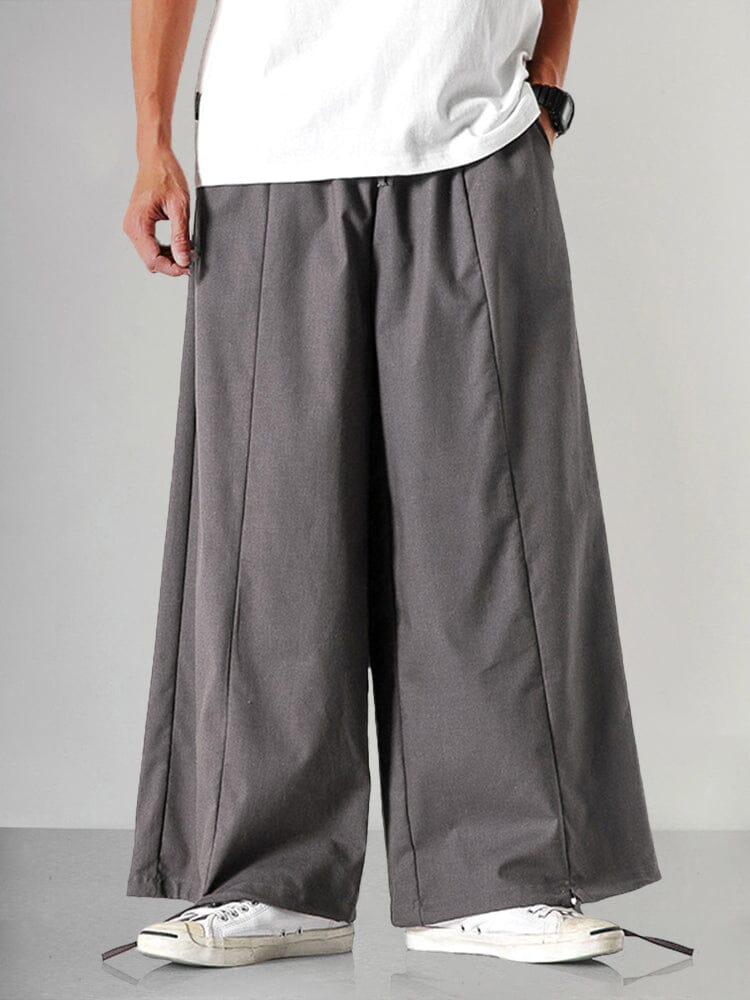 Premium Loose Cotton Linen Pants Pants coofandystore Dark Grey M 