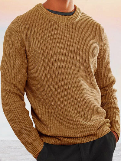 Classic Soft Pullover Sweater Sweater coofandystore Brown S 