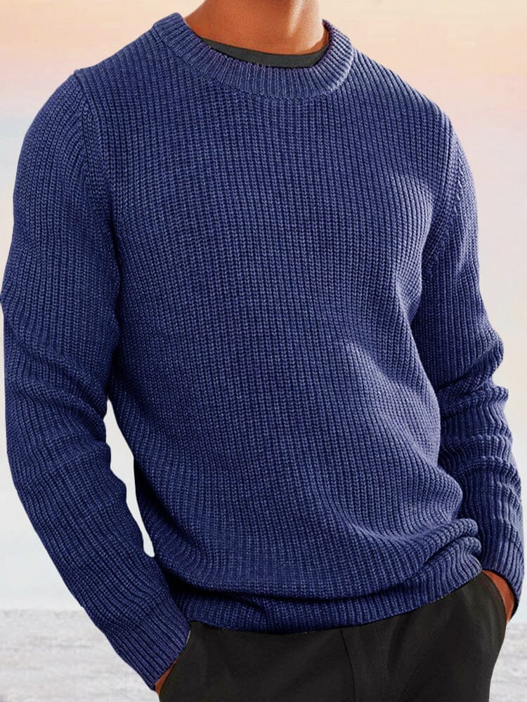 Classic Soft Pullover Sweater Sweater coofandystore Dark Blue S 