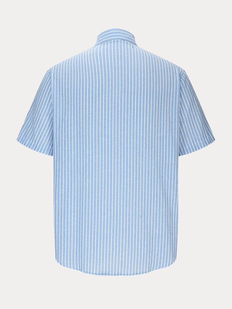 Cozy Stripe Cotton Linen Shirt Shirts coofandystore 